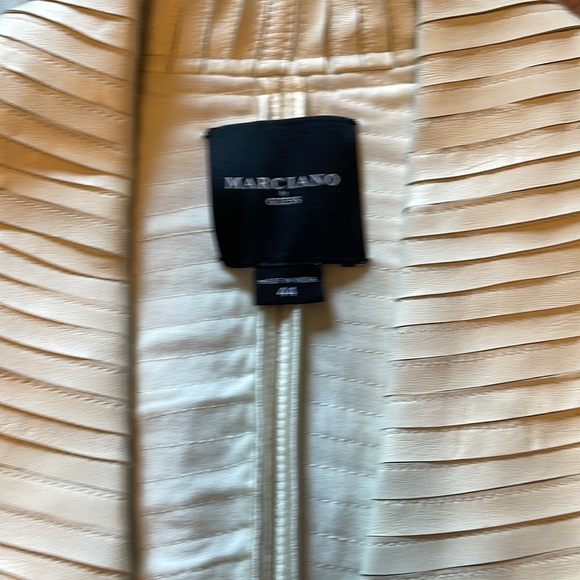 NWT Marciano genuine leather pearl jacket size 8 - Picture 5 of 9